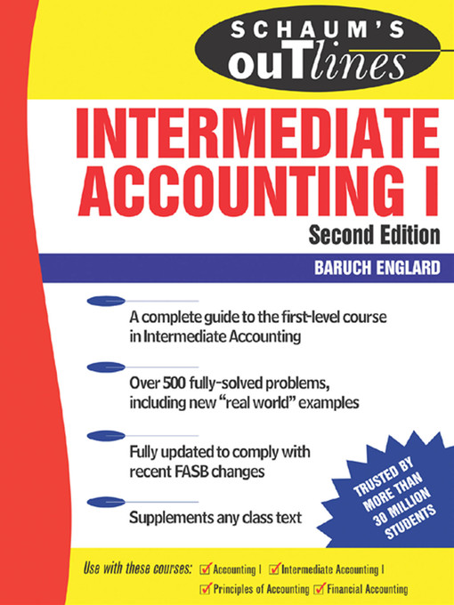 Title details for Intermediate Accounting I by Baruch Englard - Wait list